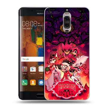 Пластиковый чехол на Huawei Mate 9 Pro с принтом Hazbin Hotel Отель Хазбин Пластиковый чехол на Huawei Mate 9 Pro с принтом Hazbin Hotel Отель Хазбин