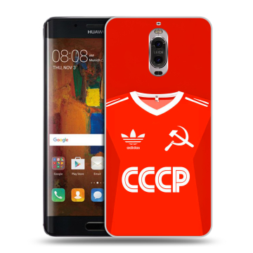 Пластиковый чехол на Huawei Mate 9 Pro с принтом Флаг Герб СССР Пластиковый чехол на Huawei Mate 9 Pro с принтом Флаг Герб СССР