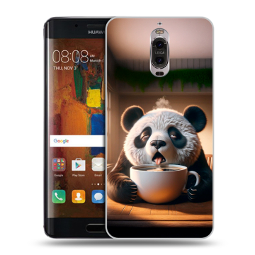 Пластиковый чехол на Huawei Mate 9 Pro с принтом смешная панда