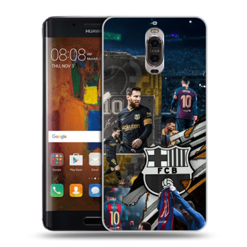 Пластиковый чехол на Huawei Mate 9 Pro с принтом Messi Barcelona Пластиковый чехол на Huawei Mate 9 Pro с принтом Messi Barcelona