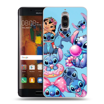 Пластиковый чехол на Huawei Mate 9 Pro с принтом Лило и Стич