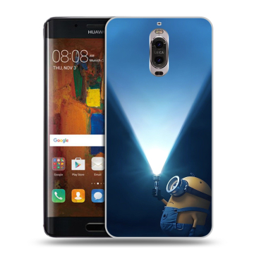 Пластиковый чехол на Huawei Mate 9 Pro с принтом Миньоны Пластиковый чехол на Huawei Mate 9 Pro с принтом Миньоны