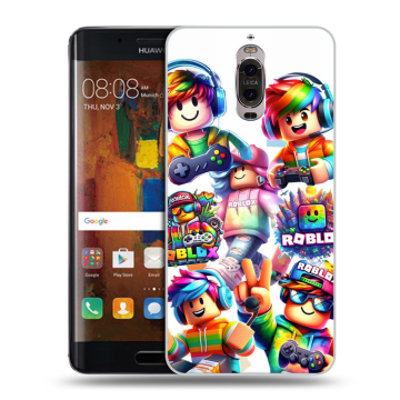 Пластиковый чехол на Huawei Mate 9 Pro с принтом Roblox Роблокс
