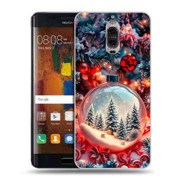 Пластиковый чехол на Huawei Mate 9 Pro с принтом Новый год Пластиковый чехол на Huawei Mate 9 Pro с принтом Новый год