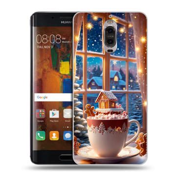 Пластиковый чехол на Huawei Mate 9 Pro с принтом Новый год Пластиковый чехол на Huawei Mate 9 Pro с принтом Новый год