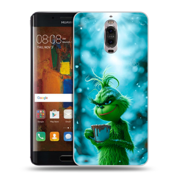 Пластиковый чехол на Huawei Mate 9 Pro с принтом Новый год гринч Пластиковый чехол на Huawei Mate 9 Pro с принтом Новый год гринч