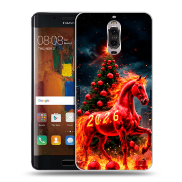 Пластиковый чехол на Huawei Mate 9 Pro с принтом Новый год Пластиковый чехол на Huawei Mate 9 Pro с принтом Новый год