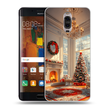 Пластиковый чехол на Huawei Mate 9 Pro с принтом Новый год Пластиковый чехол на Huawei Mate 9 Pro с принтом Новый год