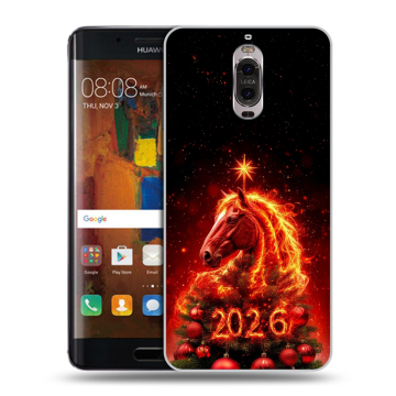 Пластиковый чехол на Huawei Mate 9 Pro с принтом Новый год Пластиковый чехол на Huawei Mate 9 Pro с принтом Новый год