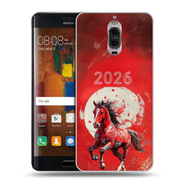 Пластиковый чехол на Huawei Mate 9 Pro с принтом Новый год Пластиковый чехол на Huawei Mate 9 Pro с принтом Новый год