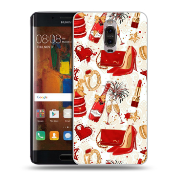 Пластиковый чехол на Huawei Mate 9 Pro с принтом Новый год Пластиковый чехол на Huawei Mate 9 Pro с принтом Новый год