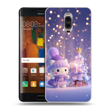 Пластиковый чехол на Huawei Mate 9 Pro с принтом Новый год