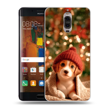 Пластиковый чехол на Huawei Mate 9 Pro с принтом Новый год