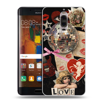 Пластиковый чехол на Huawei Mate 9 Pro с принтом для девочек Пластиковый чехол на Huawei Mate 9 Pro с принтом для девочек
