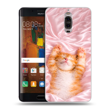 Пластиковый чехол на Huawei Mate 9 Pro с принтом женский