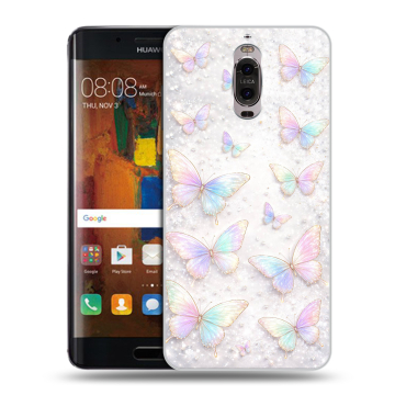 Пластиковый чехол на Huawei Mate 9 Pro с принтом женский
