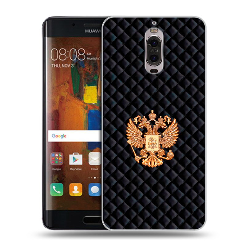 Пластиковый чехол на Huawei Mate 9 Pro с принтом Герб России принт Пластиковый чехол на Huawei Mate 9 Pro с принтом Герб России принт