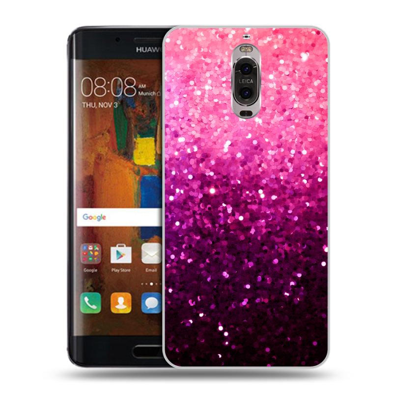 Пластиковый чехол на Huawei Mate 9 Pro с принтом Блестки Пластиковый чехол на Huawei Mate 9 Pro с принтом Блестки