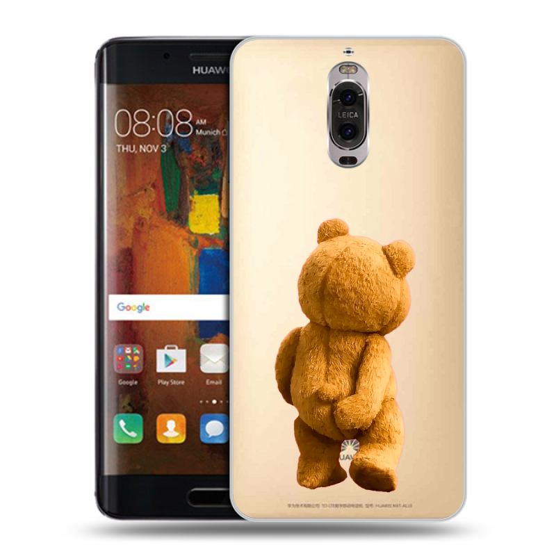 Пластиковый чехол на Huawei Mate 9 Pro с принтом Медведь Пластиковый чехол на Huawei Mate 9 Pro с принтом Медведь