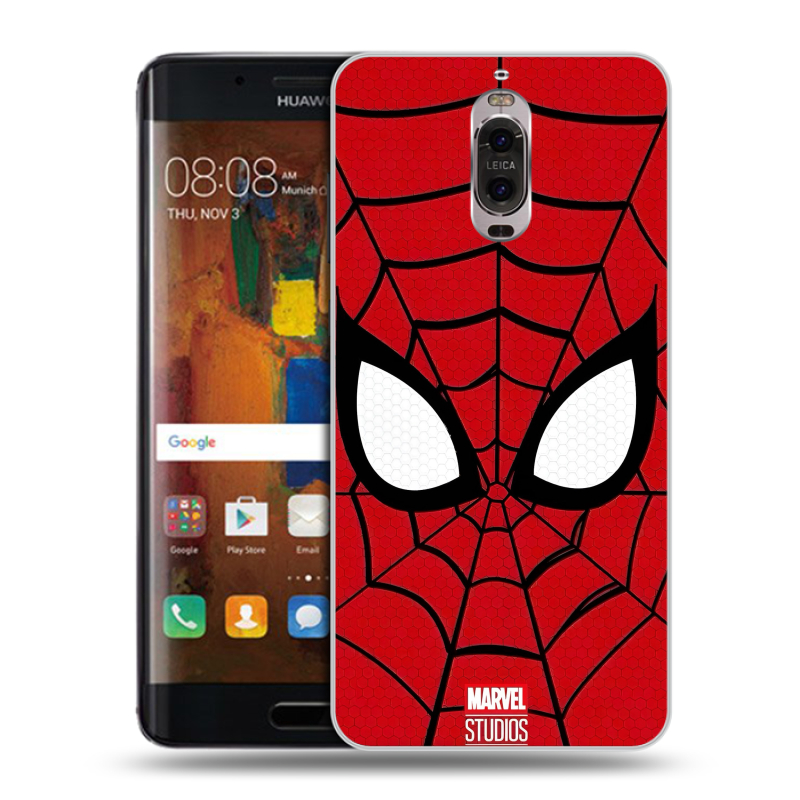 Пластиковый чехол на Huawei Mate 9 Pro с принтом человек паук spiderman Пластиковый чехол на Huawei Mate 9 Pro с принтом человек паук spiderman