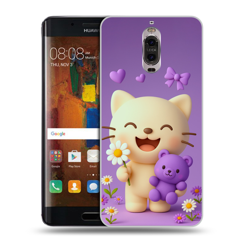 Пластиковый чехол на Huawei Mate 9 Pro с принтом для девочек Пластиковый чехол на Huawei Mate 9 Pro с принтом для девочек