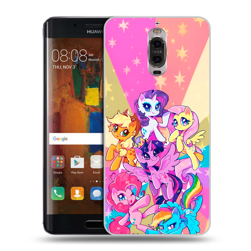 Пластиковый чехол на Huawei Mate 9 Pro с принтом My little pony Дружба чудо Пластиковый чехол на Huawei Mate 9 Pro с принтом My little pony Дружба чудо