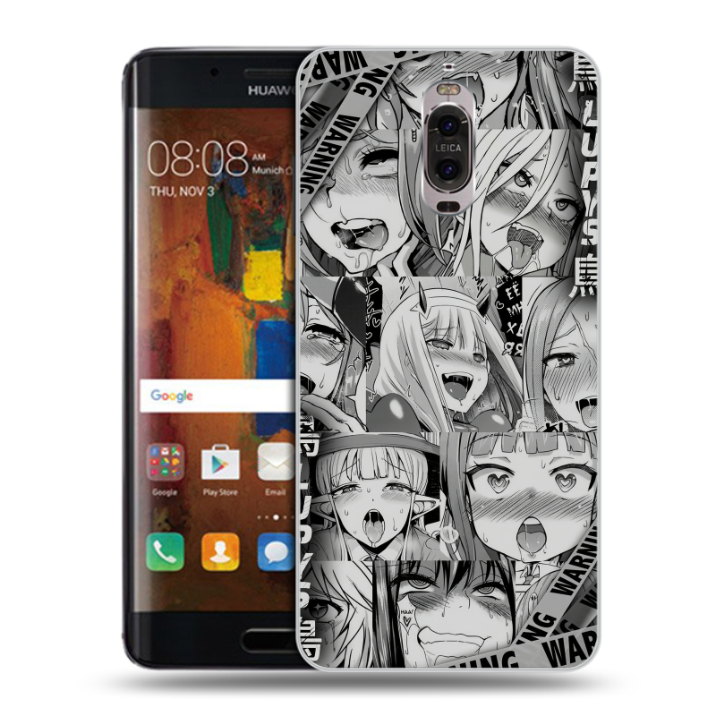 Пластиковый чехол на Huawei Mate 9 Pro с принтом Ahegao Ахегао Аниме Пластиковый чехол на Huawei Mate 9 Pro с принтом Ahegao Ахегао Аниме
