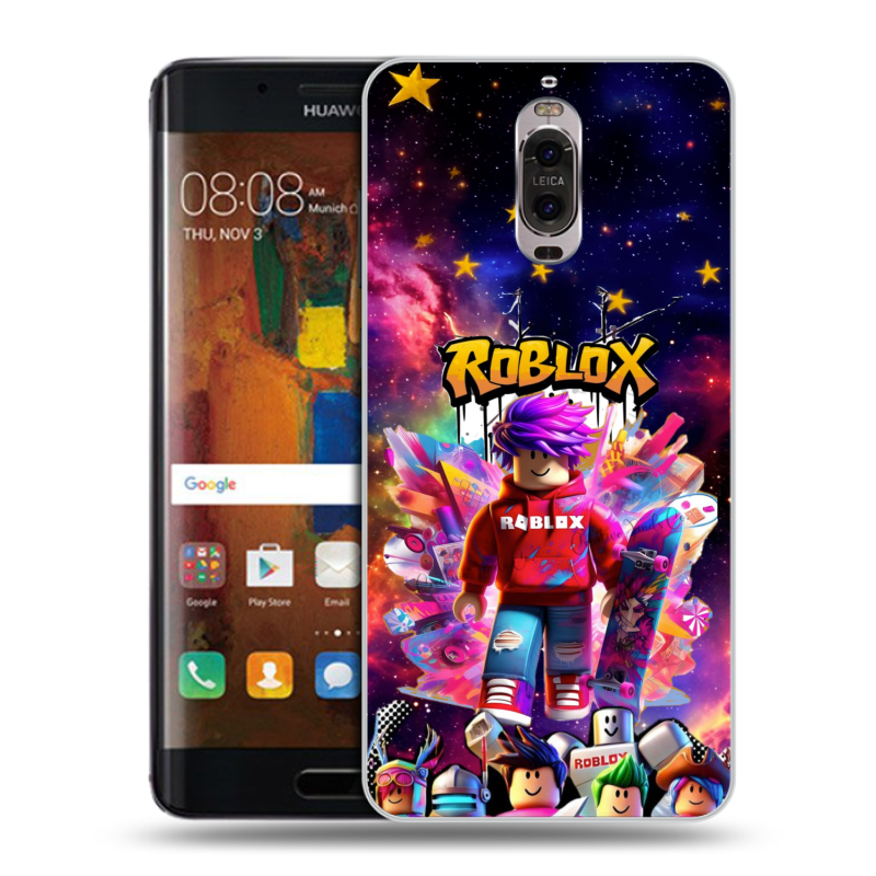 Пластиковый чехол на Huawei Mate 9 Pro с принтом Roblox Роблокс Пластиковый чехол на Huawei Mate 9 Pro с принтом Roblox Роблокс