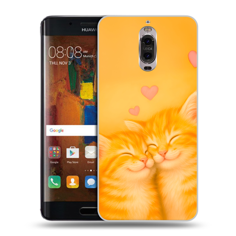 Пластиковый чехол на Huawei Mate 9 Pro с принтом Милые котята Пластиковый чехол на Huawei Mate 9 Pro с принтом Милые котята