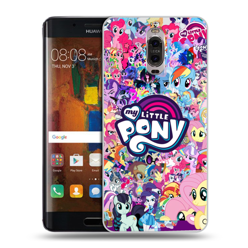Пластиковый чехол на Huawei Mate 9 Pro с принтом My little pony Дружба чудо Пластиковый чехол на Huawei Mate 9 Pro с принтом My little pony Дружба чудо