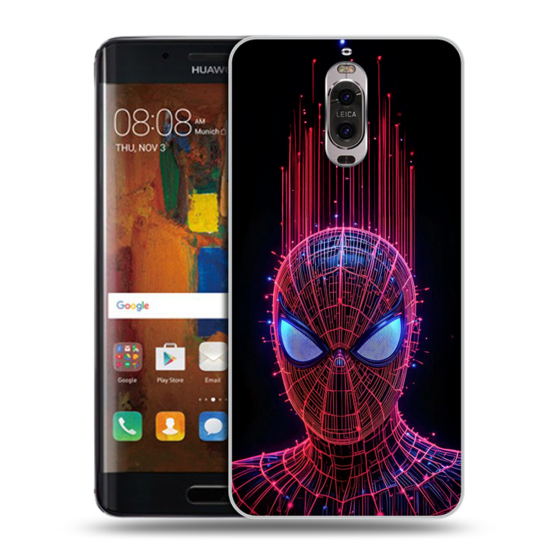 Пластиковый чехол на Huawei Mate 9 Pro с принтом Spiderman Человек паук Пластиковый чехол на Huawei Mate 9 Pro с принтом Spiderman Человек паук