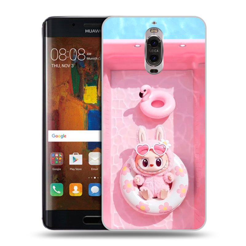 Пластиковый чехол на Huawei Mate 9 Pro с принтом Labubu Лабубу Пластиковый чехол на Huawei Mate 9 Pro с принтом Labubu Лабубу