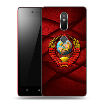 Силиконовый чехол на Lenovo Phab 2 Plus с принтом Герб СССР Силиконовый чехол на Lenovo Phab 2 Plus с принтом Герб СССР
