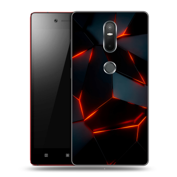 Силиконовый чехол на Lenovo Phab 2 Plus с принтом Яркие абстракции Силиконовый чехол на Lenovo Phab 2 Plus с принтом Яркие абстракции