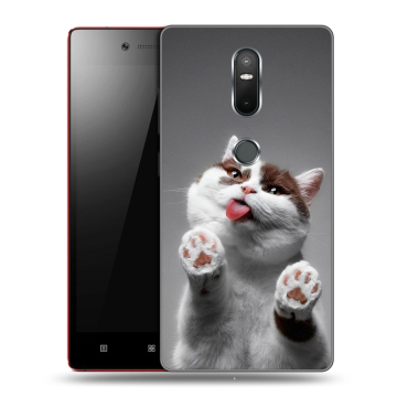 Силиконовый чехол на Lenovo Phab 2 Plus с принтом Коты Силиконовый чехол на Lenovo Phab 2 Plus с принтом Коты