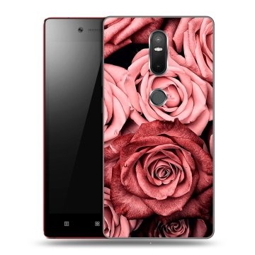 Силиконовый чехол на Lenovo Phab 2 Plus с принтом Цветы розы Силиконовый чехол на Lenovo Phab 2 Plus с принтом Цветы розы