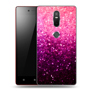 Силиконовый чехол на Lenovo Phab 2 Plus с принтом Блестки