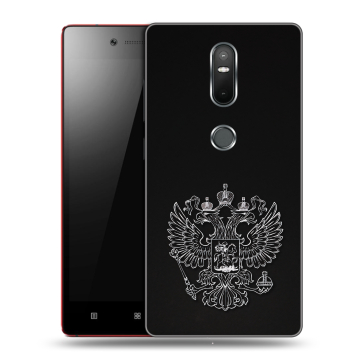 Силиконовый чехол на Lenovo Phab 2 Plus с принтом Герб России