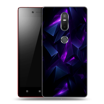 Силиконовый чехол на Lenovo Phab 2 Plus с принтом Абстракиция