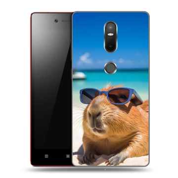 Силиконовый чехол на Lenovo Phab 2 Plus с принтом Капибара Силиконовый чехол на Lenovo Phab 2 Plus с принтом Капибара