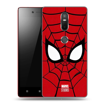 Силиконовый чехол на Lenovo Phab 2 Plus с принтом человек паук spiderman