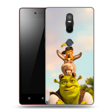 Силиконовый чехол на Lenovo Phab 2 Plus с принтом Шрек Shrek
