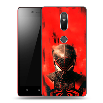 Силиконовый чехол на Lenovo Phab 2 Plus с принтом человек паук spiderman Силиконовый чехол на Lenovo Phab 2 Plus с принтом человек паук spiderman