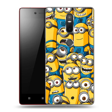 Силиконовый чехол на Lenovo Phab 2 Plus с принтом Миньоны Силиконовый чехол на Lenovo Phab 2 Plus с принтом Миньоны