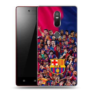 Силиконовый чехол на Lenovo Phab 2 Plus с принтом Барселона Barcelona