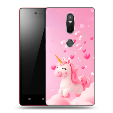 Силиконовый чехол на Lenovo Phab 2 Plus с принтом Единорог Силиконовый чехол на Lenovo Phab 2 Plus с принтом Единорог