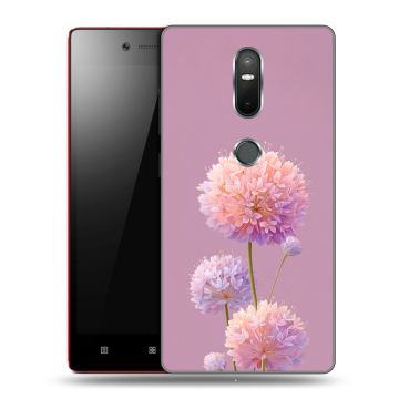 Силиконовый чехол на Lenovo Phab 2 Plus с принтом Цветы Силиконовый чехол на Lenovo Phab 2 Plus с принтом Цветы