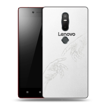 Силиконовый чехол на Lenovo Phab 2 Plus с принтом Сотворение мира