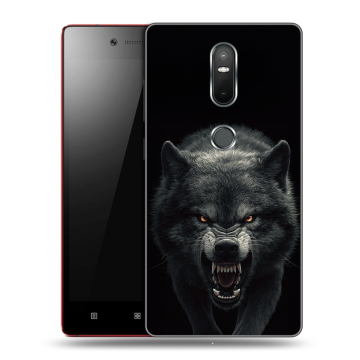 Силиконовый чехол на Lenovo Phab 2 Plus с принтом Волк Силиконовый чехол на Lenovo Phab 2 Plus с принтом Волк