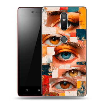 Силиконовый чехол на Lenovo Phab 2 Plus с принтом Модный принт